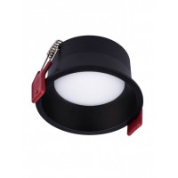 VERA BI 7W Stropní podhledové bodové svítidlo, těleso hliník, povrch bílá/černá, dif. plast opál, LED 7W, 702lm, neutrální 4000K, vyzař. úhel 90°, Ra95, 230V, IP20, tř.1, rozměry d=82mm, h=48mm.