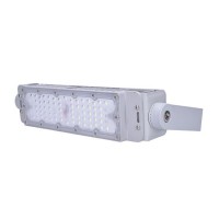 JOPA+ 50W/100W, IP65 Venkovní svítidlo, reflektor plochý, nastav. směr svícení, těleso hliník, povrch šedá, krycí sklo čiré, LED 50W/7500lm, 100W/15000lm, neutrální 4000K, Ra80, 230V, IP65, rozměry dle typu.