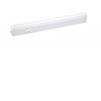 ROSITA 4W/9W/13W Přisazené stavebnicové spojovatelné svítidlo, LED trubice T5, pro osvětlení kuchyňské linky, plast bílá, LED 4W/9W/13W, neutrální 4100K, Ra80, 230V, IP20, rozměry dle typu, vypínač na tělese.