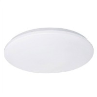 MAYS LED 18W/32W STMÍVATELNÉ Stropní svítidlo kulaté, základna kov, povrch bílá, difuzor plast opál, LED 18W/32W, 1260lm/2240lm, teplá 3000K/neutrální 4000K, Ra80, stmívání STEP stiskem vyp/zap vypínače, 100%, 50%, 15%, 230V, IP20