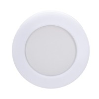 AHLEN Venkovní stropní přisazené svítidlo, těleso plast, povrch bílá, difuzor plast opál, LED 15W, 1050lm, neutrální 4000K, 230V, Ra80, IP65, rozměry d=192mm, h=45mm.