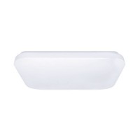 LUKS SQ 15W Stropní svítidlo, základna kov, povrch bílá, diifuzor plast opál, LED 15W, 1200lm, teplá 3000K, 230V, IP20, tř.1, rozměry 280x280x60mm.