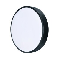 VOLAR 36W, 50W CCT Stropní svítidlo, těleso kov, povrch černá/bílá, dif plast opál, LED 36W/50W, dálk ovl. (součástí) lze nastavit CCT teplá 3000K - denní 6500K, stmív, 230V, IP20, rozměry dle typu.