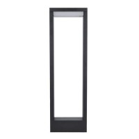 DIEG FL 7W, CCT, IP54 Sloupkové svítidlo, základna hliník, povrch černá, difuzor plast opál, LED 7W, 450lm, přepín. CCT. teplota teplá 3000K/neutr 4000K/denní 6000K, 230V, IP54, rozměry 150x500x60mm, svítí dolů.