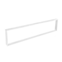 MR108 - Rám pro LED panel 120x30 Montážní rám pro stropní montáž Backlit LED panelů 295x1195mm, materiál hliník, bílá, rozměry 68x300x1200mm