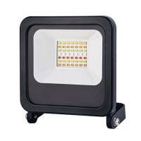 TEVINA 14W CCT RGBW IP65 Venkovní refektor, hliník, černá, LED 14W, 1275lm, smart telefon Tuya, WiFi, stmívání, nast teplota CCT teplá 3000K - denní 6500K, RGBW, vyzař úh 120°, Ra70, 230V, IP65, 160x150x40mm