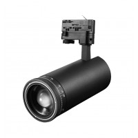 GALLERY TUYA 30W, ZOOM 15°-60; Ra90, UGR<19 Lištové bodové svítidlo, hliník černá, bílá, LED 30W, 3000lm, smart TUYA Zigbee, stmívatelné, nast teplota CCT 2700K-5700K, ZOOM nastavitelný vyzař úhel 15°-60°, Ra90, UGR<19, IP20, 230V, d=92mm, l=205mm, 3F track Nordic Aluminium