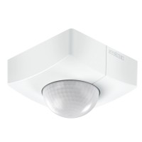 STREPLEX SQ 360°/180°, 2000W, IP54 PIR - kvalitní stropní přisazený pohybový senzor, záběr 360°/180°, dosah až 18m, čas sepnutí 5s-15min, soumraku 2-1000lx, montážní výška 4-14m, max.2000W max 8 zářivek, teplota -20-50°C, 230V, IP54, 95x95x65mm