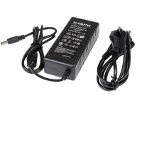 Síťový adaptér, 12V, 36W/48W/60W Síťový adaptér pro LED pásky, povrch černá, 230V - 12V, 2A, 36W/48W/60W, IP20, s konektorem, rozměry dle typu, délka kabelu l=1m.
