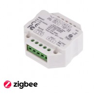 SJ Tuya, Zigbee 1,5A Spínací jednotka 1 kontakt, pro ovladače dimLED Zigbee TRIAK, ovládání telefonem smart systém Tuya, Zigbee 3.0 1x1,5A, 1x360W, dosah 30m, 230V, IP20, 52x52x26mm.