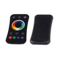 STIFEX II RF-dim RGBW-CCT RF bezdrátový ruční dálkový ovladač pro řízení RGBW-CCT LED pásků dosah až 30m, bílá/černá, ovládání 1 zóny, napájení baterie 2032 3V, rozměry 107x58,5x9mm