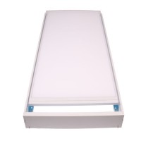 MR03 - Rám pro LED panel 120x30 Montážní rám pro instalaci LED panelů 295x1195mm na strop, materiál hliník, povrch bílá, rozměry 30x1200x50mm, DIY šroubovací, rozložený