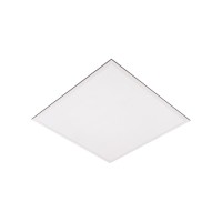 VESPER 40W CCT Stropní, podhledové/ přisazené, svítidlo, těleso kov, bílá, difuzor plast, LED panel 40W, 4540lm-4960lm, přepín. CCT teplá 3000K/neutr 4000K/denní 6000K, Ra80, 230V, IP20, rozměry 595x595x30mm.
