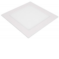UNION PANELS RSQ 6W, 12W, 18W, 24W Stropní podhledové čtvercové svítidlo  těleso hliník, povrch bílá, difuzor plast opál mat, LED 6W, 12W, 18W, 24W  teplá 3000K, neutrální 4000K, denní 6000K, Ra80, 230V, IP20