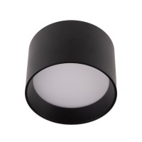 ROTONDA LED 12W, CCT, TRIAC Stropní, přisazené svítidlo, těleso hliník, povrch černá/bílá, LED 12W, 950lm, CCT přepínatelná teplota  teplá 3000K, neutrální 4000K, denní 5000K, Ra90, stmív. TRIAC, 230V, IP20, rozměry d=120mm, h=80mm