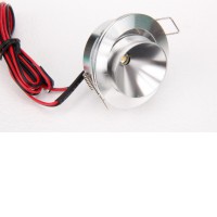 LACCARI II 3W Stropní podhledové bodové svítidlo, výklopné, těleso hliník, povrch broušený, LED 3W, teplá 3000K/240lm, denní 6000K/260lm, vyzař. úhel 80°, 12V, IP20, rozměry d=50mm, h=28mm.