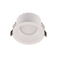 DAMAN LED 8W, CCT, TRIAC Podhledové svítidlo, těleso hliník, povrch čená, nebo bílá, difuzor opál, LED 8W, 815lm, CCT přepínatelná teplota teplá 3000K, neutrální 4000K, denní 5000K, Ra90, stmívání TRIAC, 230V, IP20, d=83mm, h=49mm