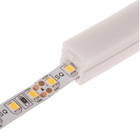 CISTIFO LED NEON 12x12mm Silikonový profil, ohebný, hranatý, pro instalaci LED pásků šířky max w=8mm, s příkonem pásku max w=9,6W/m, rozměry 12x12mm, cena za 1m