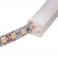 CISTIFO LED NEON 12x12mm str Silikonový profil, stranový, ohebný, hranatý, pro instalaci LED pásků šířky max w=8mm, s příkonem pásku max w=9,6W/m, rozměry 12x12mm, cena za 1m