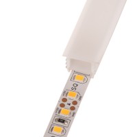 VITRO LED 10x10/ 12x12 Vestavný silikonový profil, hranatý, pro instalaci LED pásků šířky max w=10/12mm, s příkonem pásku max w=9,6W/m, rozměry dle typu, cena za 1m