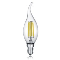LED žárovka E14 SVÍČKOVÁ 2,5W TEPLÁ 3000K 400LM PL Světelný zdroj, retro žárovka, svíčková plamének, sklo čiré, LED 4W, E14, C35L, 400lm/svítí cca jako 20W žárovka, teplá bílá 3000K, Ra80, 230V, střední životnost 10.000 hod, 10.000 zap/vyp, d=35mm, l=120mm