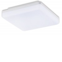 LEGOS SQ 15W IP44 Stropní svítidlo, těleso plast bílá, difuzor plast opál, LED 15W, neutrální 4000K, 1350lm, Ra80, 230V, do koupelny IP44, rozměry 200x200x50mm.