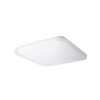 PITAR SQ 24W Stropní svítidlo, těleso kov, povrch bílá, difuzor plast opál, LED 24W, neutrální 4000K, 2160lm, 230V, IP20, rozměry 380x380x60mm.