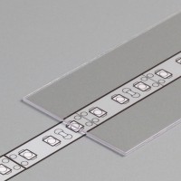 difuzor pro LED pásek nasouvací Nasouvací difuzor k profilu pro LED pásky, materiál polykarbonát PC, povrch transparentní/matný/opál, rozměry 0,8x35,2x2000mm
