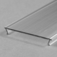 DCC10 50x6,6mm Difuzor k profilu pro LED pásky nacvakávací, materiál polykarbonát PC nebo PMMA, povrch transparentní/opál, rozměry dle typu