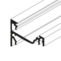 CHIMA PROFIL 14, 24x19,4mm Přisazený, rohový profil pro LED pásky, sklon 60° nebo 30°, materiál hliník, povrch surový/bílý/elox šedostříbrný mat/černý, max šířka LED pásků 14mm, rozměry 24x19,4mm, délka dle typu