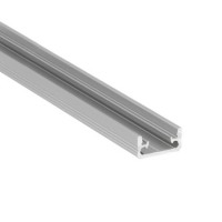 FL 15,8x7,5mm Podlahový pochozí profil pro LED pásky, materiál hliník, povrch eloxovaný, max šířka LED pásku š=8mm, IK08, max 5J, rozměry 15,8x7,5mm, délka dle typu.