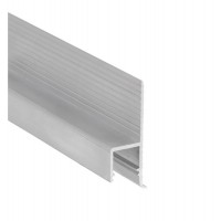 CIVIU 38,6x12,6mm Vestavný, bezrámečkový profil do sádrokartonu, pro LED pásky, materiál hliník, povrch surový/elox šedostříbrný, max šířka LED pásků 10mm, rozměry 38,6x12,6mm, délka dle typu