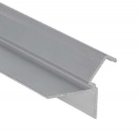 POSET profil 35,2x28,6 Profil pro LED pásky pro nepřímé osvětlení v sádrokartonu, materiál hliník, povrch surový/elox šedostříbrný, max šířka LED pásků 12mm, rozměry 35,2x28,6mm, délka l=1000mm.