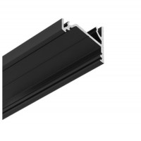 MAIUS 19,5x24mm Přisazený profil pro LED pásky, pro výrobu lineárního svítidla, materiál hliník, povrch surový/bílý/černý/elox šedostříbrný, max šířka LED pásků w=16mm, rozměry 19,5x24mm, délka dle typu