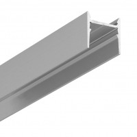 ZAMP profil 16x16mm Přisazený, závěsný profil pro LED pásky, materiál hliník, povrch bílý, elox šedostříbrný mat, černý, max šířka LED pásků w=12mm, rozměry 16x16mm, délka dle typu