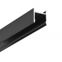 CESTR profil 16x16 Přisazený, závěsný profil pro LED pásky, materiál hliník, povrch bílý/elox šedostříbrný mat/černý/surový, max šířka LED pásků w=12mm, rozměry 16x16mm, délka dle typu