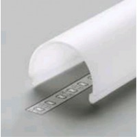NUPHAR DIFUZOR NA KLIP PŮLKRUH Difuzor k profilu pro LED pásky nacvakávací, půlkruh, materiál PMMA, povrch opál, rozměry 33,4x24,5x2000mm