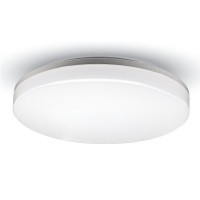 NEBEL RD IP44 Stropní přisazené kruhové svítidlo, kruhové, těleso plast, povrch bílá, difuzor plast opál, LED 15W/25W, teplá 3000K, nebo neutrální 4000K, nebo denní 6400K, Ra80, 230V, do koupelny IP44, rozměry dle typu