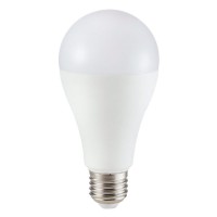 LED žárovka E27 17W 1521LM LED žárovka, těleso plast bílá, difuzor plast opál, LED 17W, teplá 3000K, nebo neutrální 4000K, nebo denní 6400K, 1521lm, Ra80, E27, 230V, rozměry d=66,5mm, h=134mm