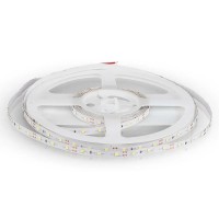 LED pásek 60LED/m 4,2W/m 420lm/m, 12V LED pásek, těleso plast, povrch bílá, 60LED, 4,2W/m, teplá 3000K, nebo neutrální 4000K, 420lm/m, Ra80, dělení po 50mm, vyzařovací úhel 120°, Ra80, vyzařovací úhel 120°, Ra80, 12V, rozměry w=8mm, l=5000mm, cena za 1m