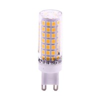 LED žárovka G9 6W 550LM LED žárovka, těleso plast bílá, krycí plast transparentní, LED 6W, teplá 3000K, nebo neutrální 4000K, nebo denní 6400K, 550lm, G9, 230V, rozměry d=19mm, h=68mm