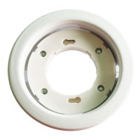 BREL 1X9W GX53 KRUH Stropní, vestavné, bodové, kruhové svítidlo, těleso kov, povrch bílá, zlatá, chrom, pro žářivku 1x9W, GX53, 230V, IP20, tř.1, rozměry d=105mm, h=40mm
