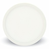 QEL R, 6W, 12W, 18W Stropní, přisazené, kruhové svítidlo, těleso hliník, povrch bílá, difuzor plast opál, LED 6W/12W/18W, teplá 3000K, nebo neutrální 4000K, nebo denní 6400K, 230V, IP20, tř.1, rozměry průměr dle typu, h=24mm
