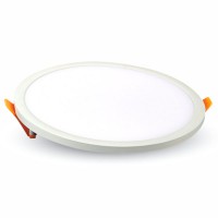 OHUO R Stropní, vestavné, kruhové svítidlo, těleso hliník, povrch bílá, difuzor plast opál, LED 8W/15W/22W/29W, teplá 3000K, nebo neutrální 4000K, nebo denní 6400K, 230V, IP20, tř.1, rozměry průměr dle typu, h=8mm