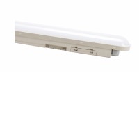 FRAGOR 25W/36W/50W, IK08, IP65 Stropní průmyslové prachotěsné svítidlo, spojovatelné do linií, těleso plast šedá, difuzor plast bílá, LED 25W/36W/50W, neutrální 4000K/denní 6000K, vyzař. úhel 120°, Ra80, 230V, IP65, IK08, tř.2, rozměry dle typu.