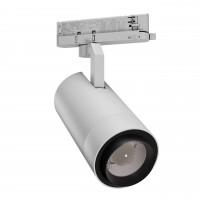 FORIS 3F 19-24W ZOOM 20°-45° Světlomet, reflektor do napájecí 3F lišty, materiál hliník, povrch bílá/černá, přepín. výkon LED 19W-42W, 4500lm, teplá 3000K/neutrální 4000K, ZOOM, nastavitelný vyzařova úhel 20°-45°, Ra90, 230V, IP20, tř.2, rozměry 96x129x231mm.