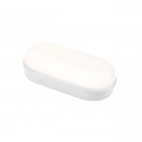 FULO O 8W, IP54, IK10 Stropní, nebo nástěnné venkovní svítidlo, materiál plast bílá, difuzor plast opál, LED 8W, 820lm, neutrální 4000K, 230V, IP54, IK10, tř.2, rozměry 157x80x46mm.