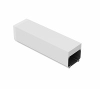 FRAGOR koncovka box Koncovka profilu, box, materiál hliník, povrch bílá, rozměry 237x65x65mm.