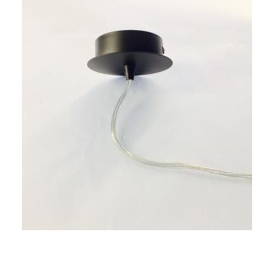 Napájecí kabel pro svítidlo 3x0,75mm 5x0,75mm l=2m Napájecí kabel pro svítidlo transparentní 3x0,75mm2, l=2000mm, vč stropní svorkovnice s kruhovou krytkou povrch černá