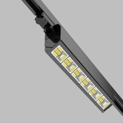 LLT ADJUST LED 27W, 36W, 55W Lineární svítidlo, těleso hliník, povrch černá, nebo bílá, nast sklon svíc +-60°, LED 27W, 36W, 55W, teplá 3000K, neutrální 4000K, 3510lm, vyzař. úhel 60/90°, Ra80, UGR<19, 230V, IP20, 3F adaptér kompati NORDIC ALUMINIUM, EUTRAC